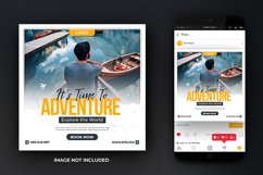 Adventure Travel Vacation and Tours Social Media Template Product Image 2