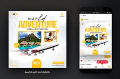 Adventure World Tour and Travel Dream Post Design Template Product Image 2