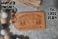 Adventure Is Calling Keychain Laser SVG Product Image 1
