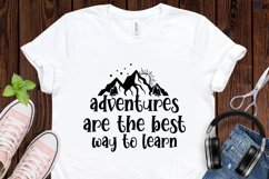 Adventures Are The Best Way SVG, Inspirational SVG Design Product Image 3