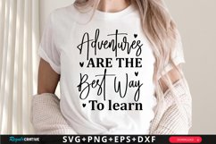 Adventures Are the Best SVG, Motivational SVG Design Product Image 1