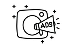 Advertising on social media icon | Advertising icon Product Image 1