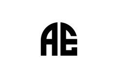 AE Logo design vector template Product Image 1