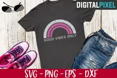 Good Vibes Only SVG PNG EPS | Summer Vibes SVG | Cricut Product Image 3