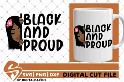 Peeking Girl svg, Afro Girl svg, Black And Proud, Hawaii svg Product Image 2