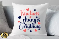 Inspirational Quotes SVG KIND SVG Life Quote SVG Cut Files Product Image 2