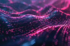 Abstract Digital Wave Background Wallpaper Product Image 1