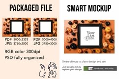 Wooden Frame Smart Mockup PSD &amp; JPG Template Graphic Product Image 2