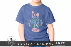 No Bunny Loves Me Like Jesus SVG | | Bunny Ears Easter SVG Product Image 2