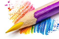 Color Pencil Background Wallpaper Product Image 1