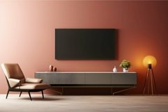 Modern living room interior with minimalist decor Product Image 1