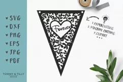 Forever Bunting Design - SVG EPS DXF PNG PDF JPG Cut File Product Image 2