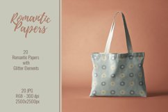 20 Romantic Papers with Glitter Elements JPG Product Image 21