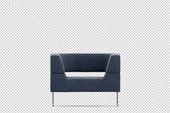 Isometric Arm Chair 3D isolated render Product Image 1