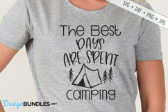 Best Days Are Spent Camping SVG | Camping SVG | Outdoor SVG Product Image 1