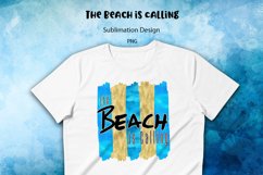 The Beach Is Calling Sublimation Product Image 1