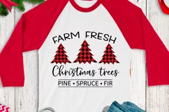 Farm Fresh Christmas Trees Svg, Christmas Svg, Farmhouse Svg Product Image 2