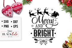Merry and Bright SVG Product Image 1