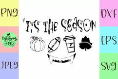 Tis the season svg, football svg, fall svg Product Image 2