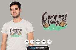 Camping Illustrations for T-shirt Design Product Image 1