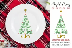 We wish you a Merry Christmas and a happy new year tree Product Image 1