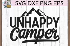 Unhappy Camper SVG DXF PNG EPS Cutting Files Product Image 2