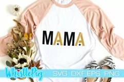 Mama Life Star SVG PDF EPS Bee SVG Mom Life Motherhood Star Product Image 1