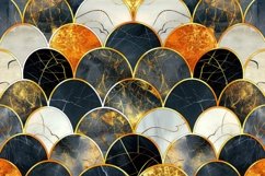 Blue and Gold Pattern Background Wallpaper Product Image 1
