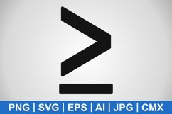 Vector Greaterthen Icon Product Image 1