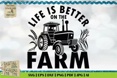 Life is better on the Farm | Tractor | Farming is my life Product Image 1