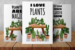 Cute Succulents Hygge Postcards Big Set Product Image 9