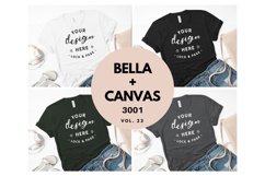 Mockup TShirt Bundle Bella Canvas 3001 T-Shirt Flat Lay Product Image 1