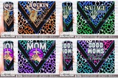 Bad Mom V Split Seamless Tumbler Wraps | Sublimation Product Image 3