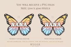 Nana Sublimation design | NanaPNG | Daisies PNG | Vintage Product Image 2
