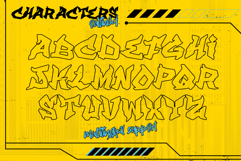 Aero Vault | Wild Graffiti Webfont for Bold Urban Design Product Image 8