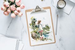 Watercolor Girl by the River Clipart Bundle,Cottage Clipart,Sublimation Designs,Watercolour Clipart,PNG Bundle,Clipart Bundle,Commercial Use,Cosy Farmhouses,Printable Watercolor,Mug Journal Designs,House Home Clipart,Digital Clipart,Country Clipart,Scener