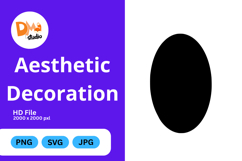 Aesthetic Decoration - Minimal Modern Elements PNG|SVG | JPG Product Image 1