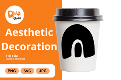 Aesthetic Decoration - Minimal Modern Elements PNG|SVG | JPG Product Image 1