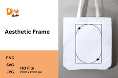 Aesthetic Frame Minimal &amp; Elegant Outline Shapes PNG|SVG|JPG Product Image 1