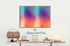 Rainbow Holographic Seamless Paper| Modern Digital Pattern Product Image 3