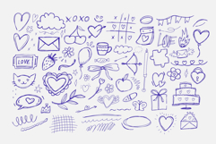 550 Pen Scribble Elements Hand-Drawn Doodles svg vector Product Image 8