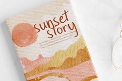 Aesthetic Sunset Font Product Image 3