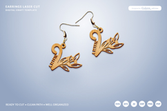 Aesthetic Zodiac Earrings Laser Cut SVG - Aries Product Image 2