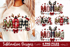 Christmas Momma Sublimation MOM, MOMMA, MOMMY, MAMA Designs Product Image 1