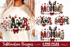 Christmas Momma Sublimation MOM, MOMMA, MOMMY, MAMA Designs Product Image 5