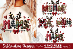 Christmas Mum Sublimation MAMS MUMMY MA MUM PNG Designs Product Image 5