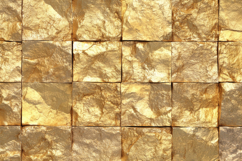 Gold Brick Wall Background Wallpaper Product Image 1