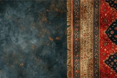Ornate Arabic carpet. Generate Ai Product Image 1