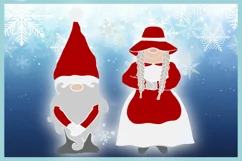 Mr and Mrs Gnome SVG Dxf Eps Png PDF Files for Cricut Product Image 3
