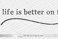 Life Is Better On The Farm SVG | Farmhouse Sign SVG | dxf an Product Image 2